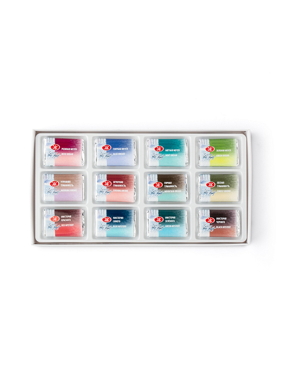 Набор акварели Белые Ночи в картоне "Метаморфозы", 12 шт х 2,5 мл 606x758